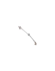 14k White Gold AA Diamond bangle Diamond quality AA (I1 clarity, G-I color)