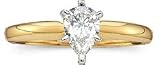 1/2 ct. Pear Shape Diamond Solitaire Ring