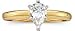 1/2 ct. Pear Shape Diamond Solitaire Ring