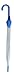 Blue Trim Clear Umbrella, Clear Bubble Umbrella, Dome Umbrella