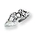 Sterling Silver Antiqued Butterfly Toe Ring