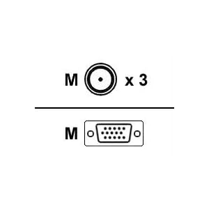 Mitsubishi - Video cable - component video - HD-15 (M) - RCA (M) by Mitsubishi