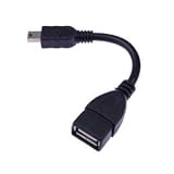 New USB A Female to Mini USB B 5 Pin Male Adapter Cable!