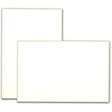 25 Pearl White #9 Gold Bordered Printable Cards