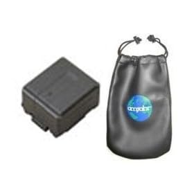 Digital Replacement Battery for Specific Digital Camera and Camcorder Models / Compatible with Panasonic VW-VBN130, VW-VBN130K, VW-VBN130PP, VW-VBN130E, VWVBN130, VWVBN130K, VWVBN130PP, VWVBN130E - Includes Leatherette Camera / Lens Accessories Pouch