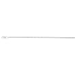 Sterling Silver Black and White Plated Bead Anklet - 10 inches