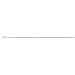 Sterling Silver Black and White Plated Bead Anklet - 10 inches
