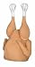 Plush Turkey Drumsticks Hat
