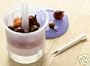 Tupperare Round Pick-A-Deli Container- Blueberry Mist Seal