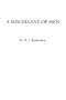 A Miscellany of Men