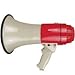 3 Tone Handheld Megaphone, 12VDC, Red