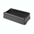 Rubbermaid&reg; Commercial Swing Top Lid for Slim Jim Waste Containers, 11-3/8 x 20-3/8, Plastic, Black