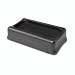 Rubbermaid&reg; Commercial Swing Top Lid for Slim Jim Waste Containers, 11-3/8 x 20-3/8, Plastic, Black
