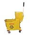 Magnolia Brush 6035-3 35 qt Plastic Mop Bucket with Wringer