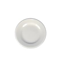 Dinex DX5ACBP02A China Bread Plate, 5-1/2" Diameter, White