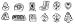 Christmas Candy Chocolate Making Molds Set of 12