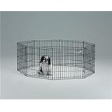 Midwest Black E-Coat Exercise Pen, 24 Inches by 30 Inches
