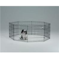 Midwest Black E-Coat Exercise Pen, 24 Inches by 30 Inches