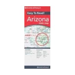 Rand McNally Easy to Read! Arizona State Map