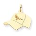 14K Baltimore Orioles Lg Baseball Cap Charm