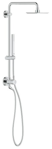 Grohe 26124000 Retro-Fit Euphoria Cube Shower System with Shower head and Hand shower