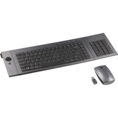 Kensington SlimBlade Media Notebook Set with Wireless Keyboard, Laser Mouse, and Numeric Keypad (Graphite) K72279US