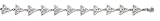 14k White Celtic Trinity Bracelet - 7.25 Inch - JewelryWeb