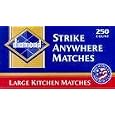 Diamond Strike Anywhere Large Kitchen Matches - Case