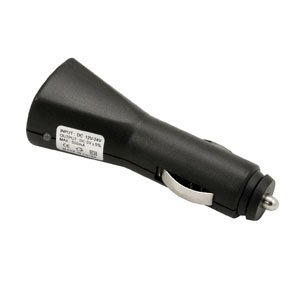 Black usb portable car charger for the Motorola Droid RAZR