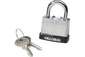 Keyed Padlock With Bumper
