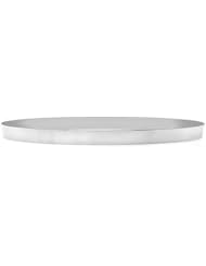 14K White Gold Flat Bangle Bracelet, 7mm (1/4") [Jewelry]