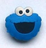 Cookie Monster in Sesame Street Jibbitz Crocs Hole Bracelet Shoe Charm ~ Cookie Jar