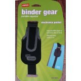 Office Products : Staples Binder Gear Portable Organizer Electronics Pocket: For Your Ipod, Mp3 Player, or Cell Phone (Black with Gray)