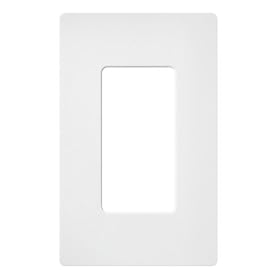 Lutron SC-1-SW Claro Single-Gang Wallplate, Snow