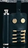 Review   / Black Leather Stainless Steel Flask 2oz with Golf Accessories