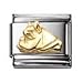 boxer46 - NOMINATION Italian Charm in stainless steel and 18k