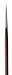 da Vinci Oil & Acrylic Series 1610 Oil Paint Brush, Round Kolinsky Red Sable, Size 2 (1610-02)