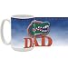 Gator Dad 15 oz Dye Sublimation Ceramic Coffee Mug Florida Gators Beverage Drinkware