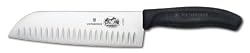 Victorinox Fibrox 7-Inch Granton Edge Santoku Knife