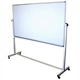 Luxor Reversible Magnetic Adjustable Whiteboard 72W X 40H