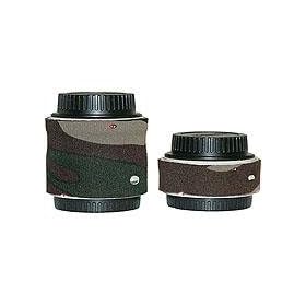 LensCoat Lens Covers for the Sigma 1.4x and 2x Tele Extender Set - Forest Green Woodland Camo