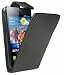 SAMSUNG GALAXY S2 I9100 BLACK LEATHER FLIP CASE / COVER/ SKIN SCREEN PROTECTOR AND CAR CHARGER