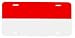 Monaco Monacan Flag Vanity Auto License Plate