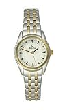 Bulova Bracelet Two-tone Stainless Steel Silver-Tone Dial Women's Watch #98L138