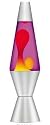 14" Rocket Lava Lamp Light in Purple & Yellow - Novelty Lighting