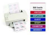 C-Line 92802 Badge Inserts, Exhibitor Style, 240 per Box