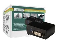 DIGITUS DVI-D Repeater bis 50m In/Out DVI-D Buchse 1920x1200 165MHz