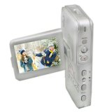 Mustek DV 520T - Camcorder with digital player/voice recorder - 5.2 Mpix - supported memory: MMC, SD