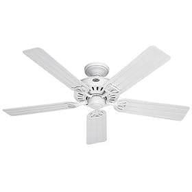 Factory-Reconditioned Hunter HR21416 52-Inch White Ceiling Fan