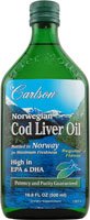 Carlson Norwegian Cod Liver Oil Natural, 500ml